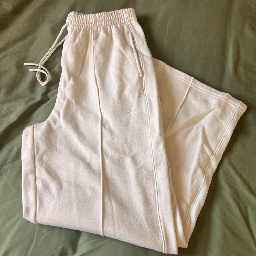 PINK Victoria's Secret Off-White Joggers
